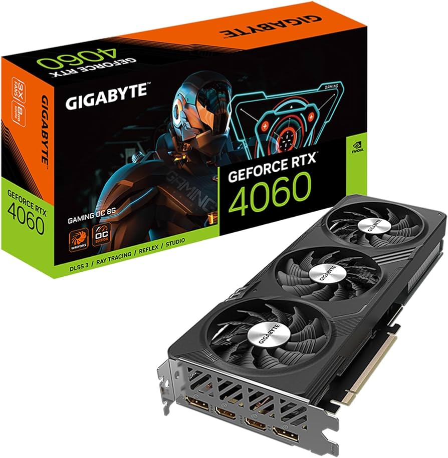 GIGABYTE GeForce RTX 4060 GAMING OC 8GB GDDR6 Graphics Card - InOs